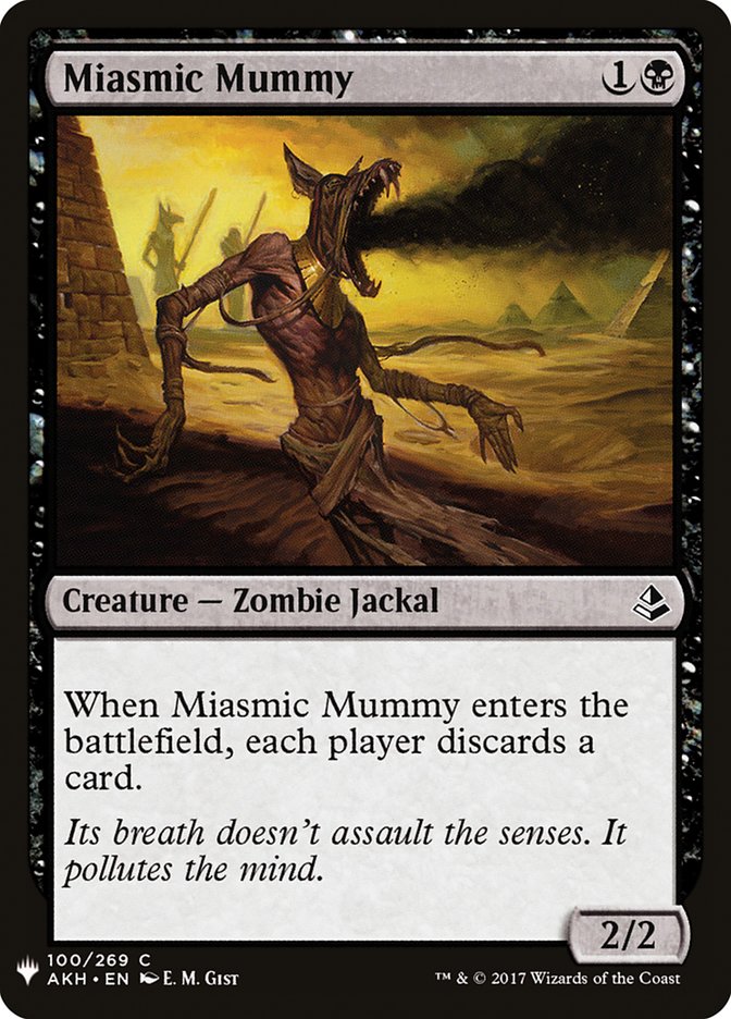 Miasmic Mummy [Mystery Booster] | Galaxy Games LLC