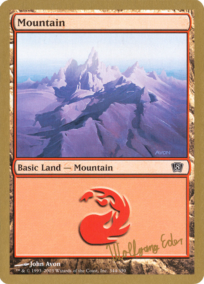 Mountain (Wolfgang Eder) [World Championship Decks 2003] | Galaxy Games LLC