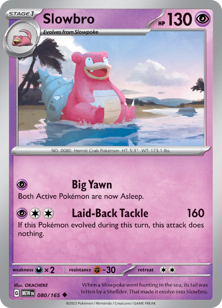 Slowbro (080/165) [Scarlet & Violet 151] | Galaxy Games LLC