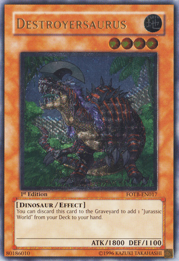 Destroyersaurus [FOTB-EN017] Ultimate Rare | Galaxy Games LLC