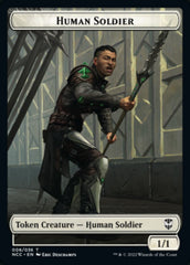 Eldrazi // Human Soldier Double-Sided Token [Streets of New Capenna Commander Tokens] | Galaxy Games LLC