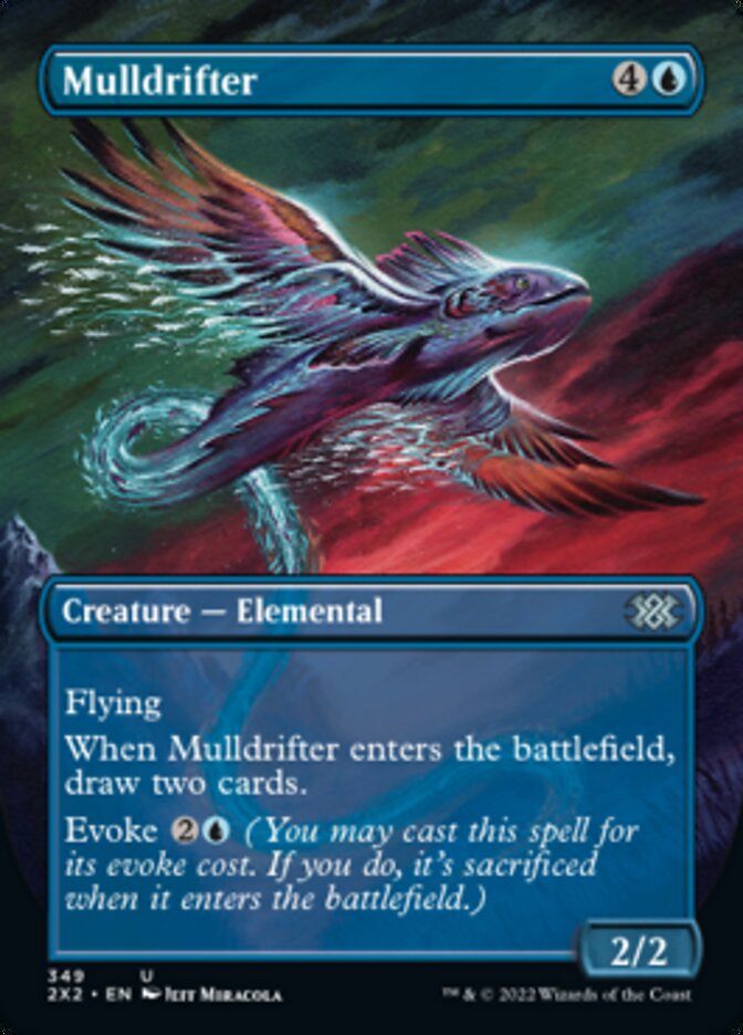 Mulldrifter (Borderless Alternate Art) [Double Masters 2022] | Galaxy Games LLC