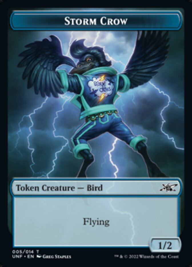 Storm Crow Token [Unfinity Tokens] | Galaxy Games LLC