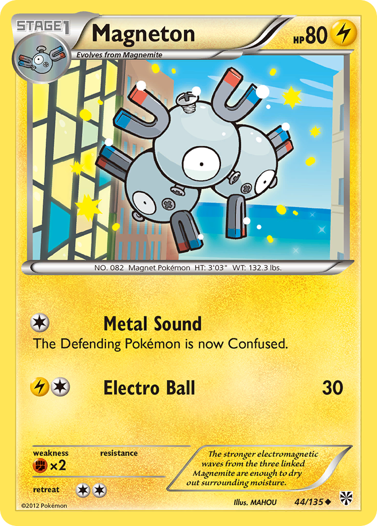 Magneton (44/135) [Black & White: Plasma Storm] | Galaxy Games LLC