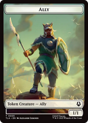 Ally (0005) // Clue (0018) Double-Sided Token [Avatar: The Last Airbender Tokens] | Galaxy Games LLC