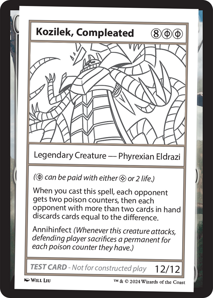 Kozilek, Completed [Mystery Booster 2 Playtest Cards] | Galaxy Games LLC