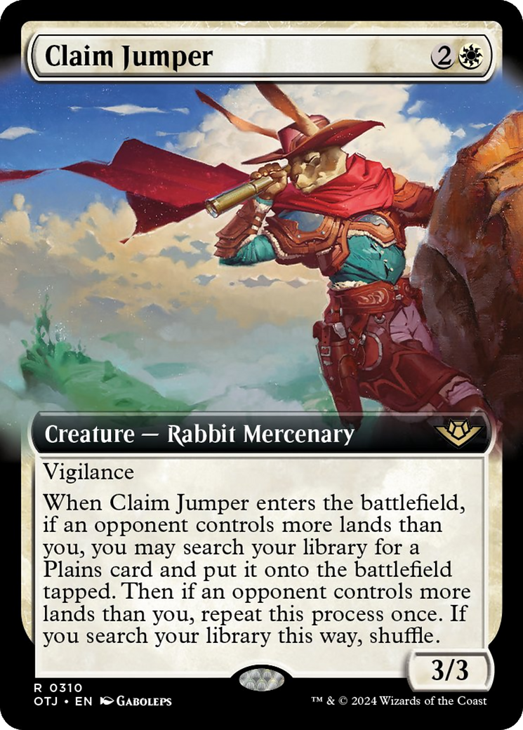 Claim Jumper (Extended Art) [Outlaws of Thunder Junction] | Galaxy Games LLC