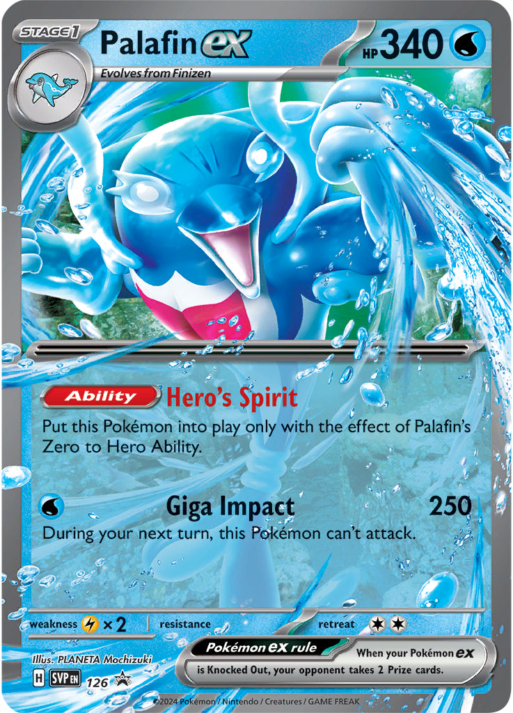 Palafin ex (126) (Jumbo Card) [Scarlet & Violet: Black Star Promos] | Galaxy Games LLC