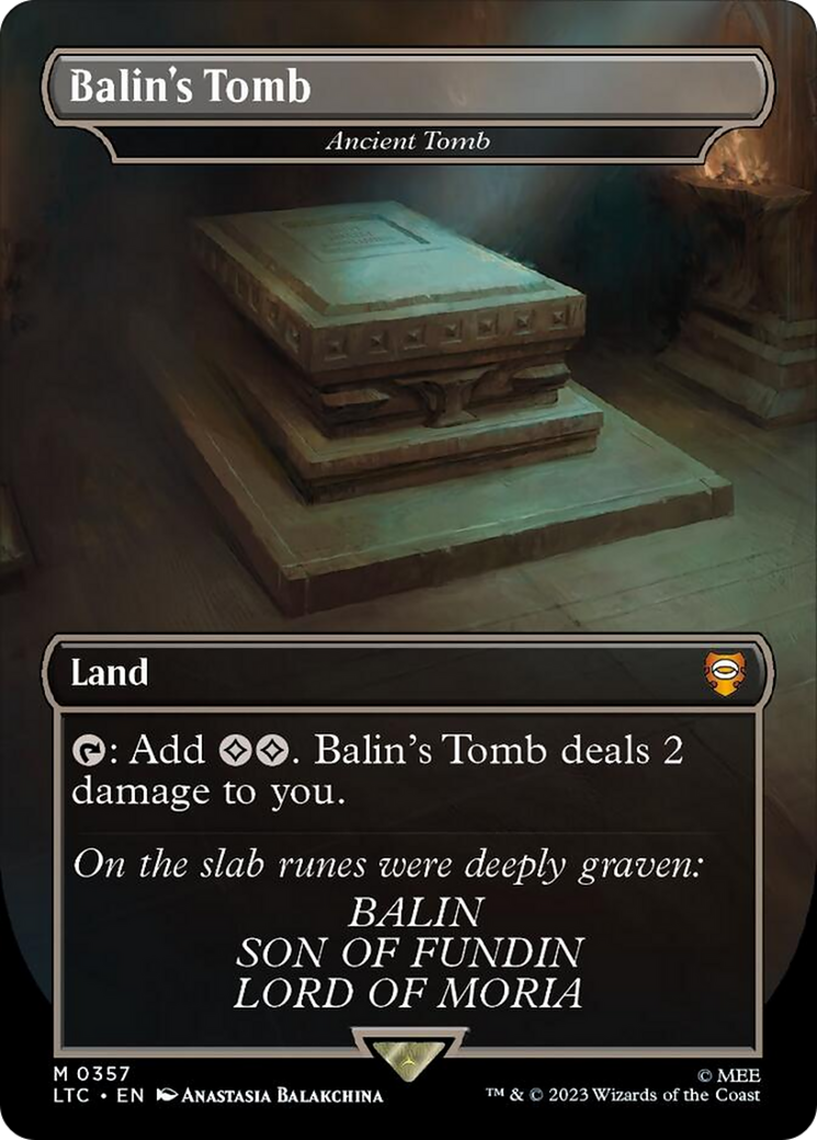 Balin's Tomb - Ancient Tomb [The Lord of the Rings: Tales of Middle-Earth Commander] | Galaxy Games LLC