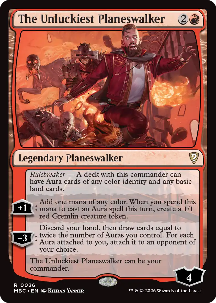 The Unluckiest Planeswalker [Mystery Booster: Commander Edition] | Galaxy Games LLC