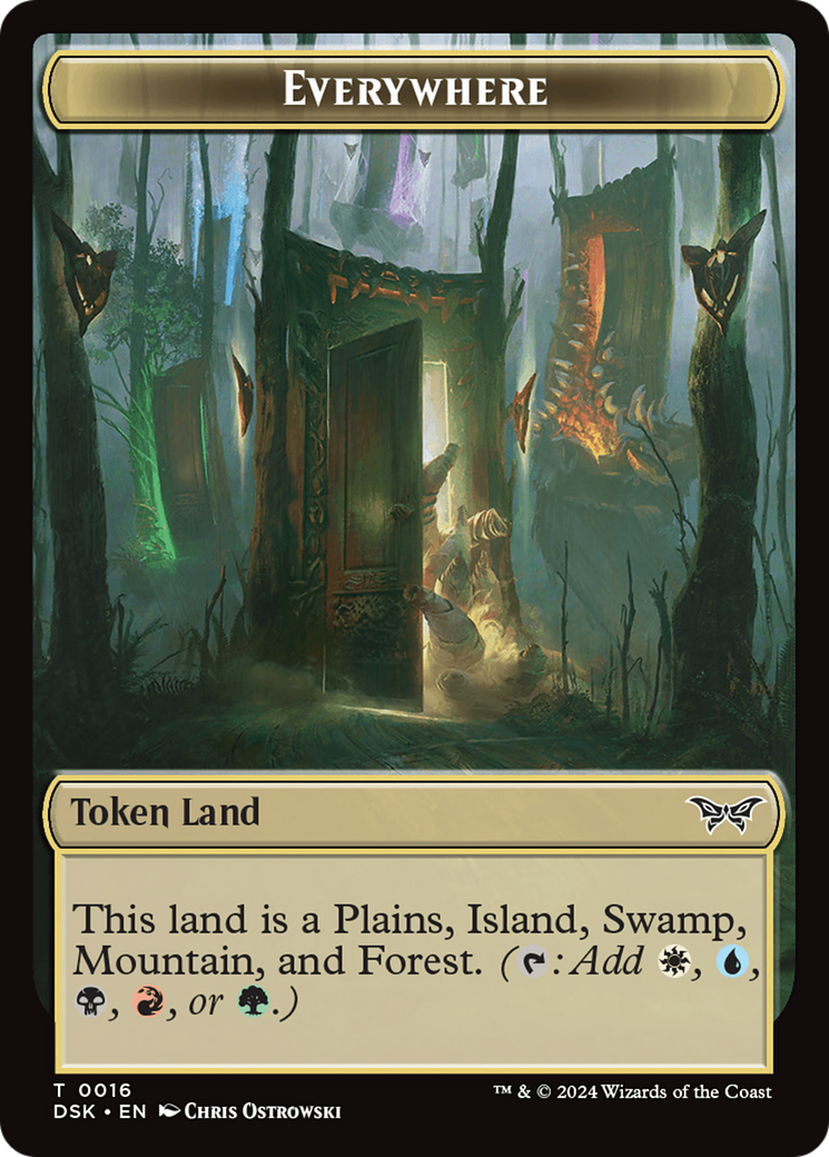 Everywhere Token [Duskmourn: House of Horror Tokens] | Galaxy Games LLC