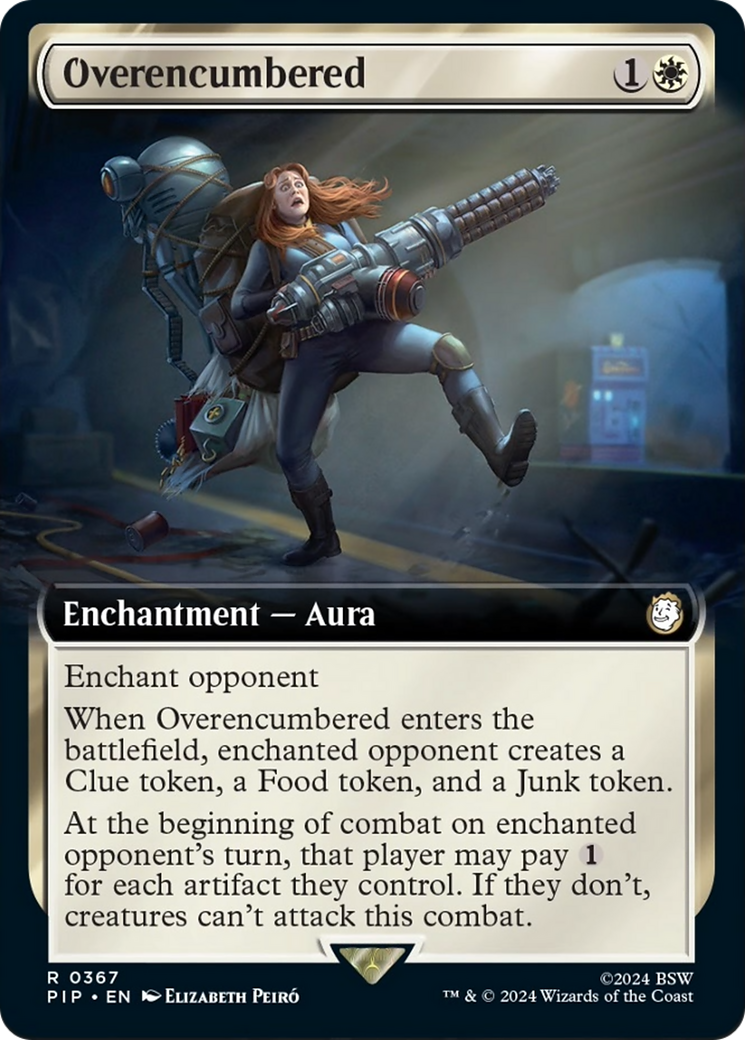 Overencumbered (Extended Art) [Fallout] | Galaxy Games LLC