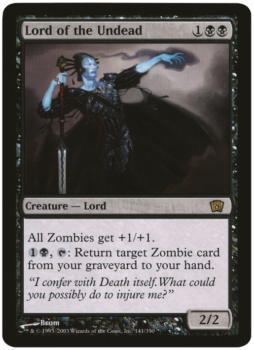 Lord of the Undead (Oversized) [Eighth Edition Box Topper] | Galaxy Games LLC