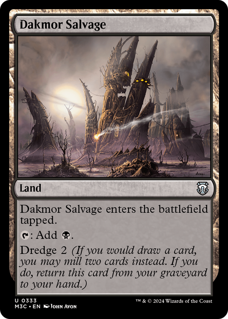 Dakmor Salvage (Ripple Foil) [Modern Horizons 3 Commander] | Galaxy Games LLC