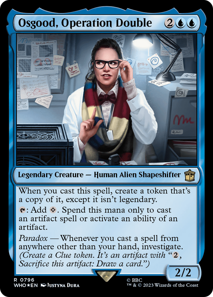 Osgood, Operation Double (Surge Foil) [Doctor Who] | Galaxy Games LLC