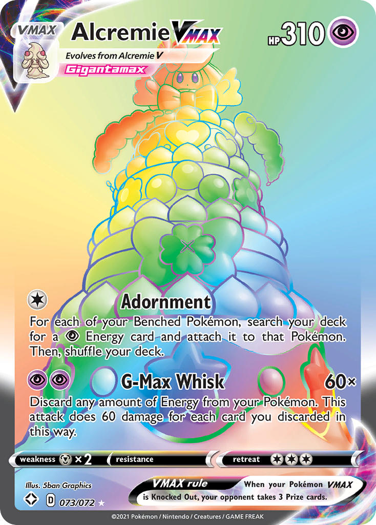 Alcremie VMAX (073/072) [Sword & Shield: Shining Fates] | Galaxy Games LLC