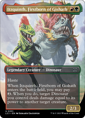 Itzquinth, Firstborn of Gishath (Borderless) [The Lost Caverns of Ixalan] | Galaxy Games LLC