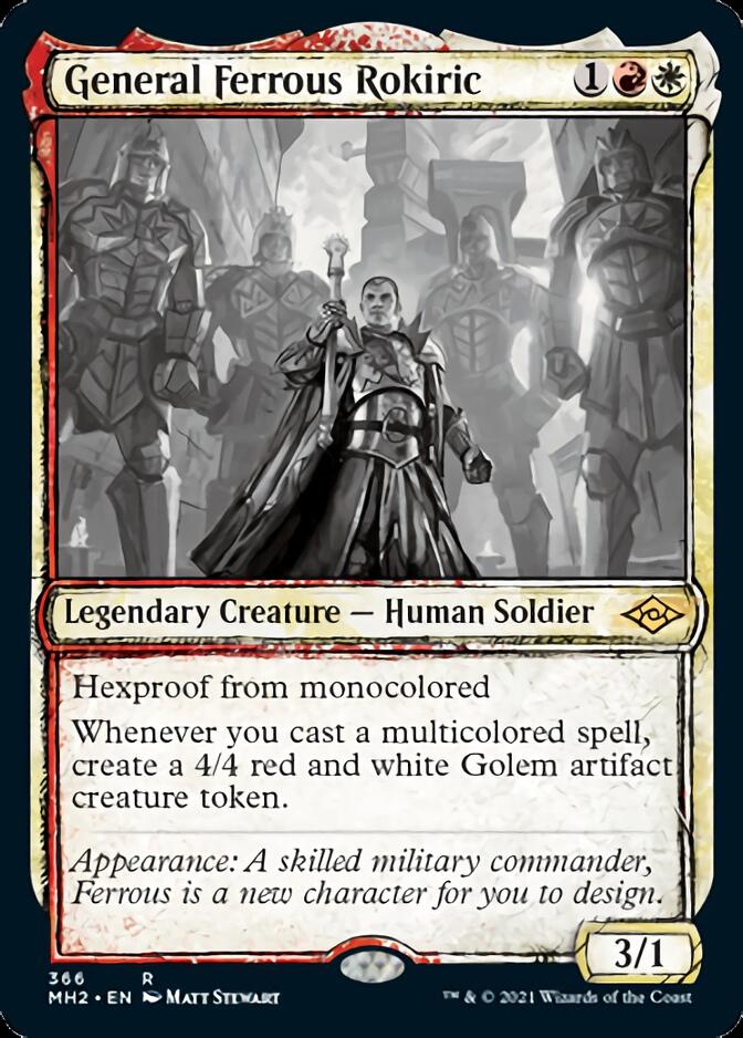 General Ferrous Rokiric (Sketch) [Modern Horizons 2] | Galaxy Games LLC