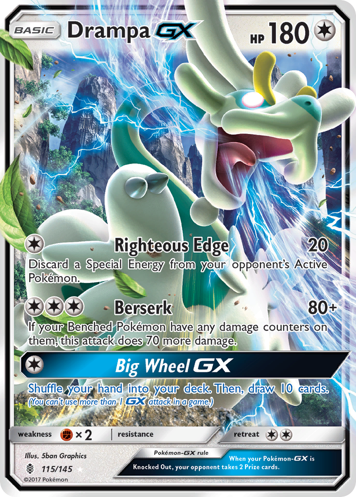 Drampa GX (115/145) [Sun & Moon: Guardians Rising] | Galaxy Games LLC