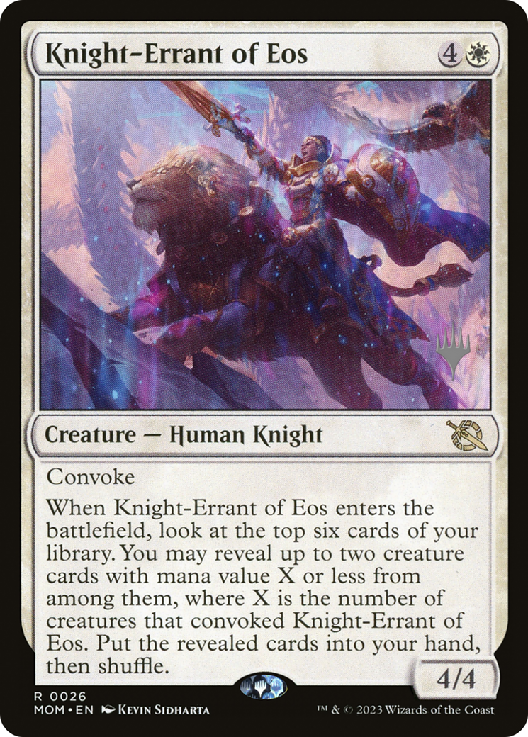 Knight-Errant of Eos (Promo Pack) [March of the Machine Promos] | Galaxy Games LLC