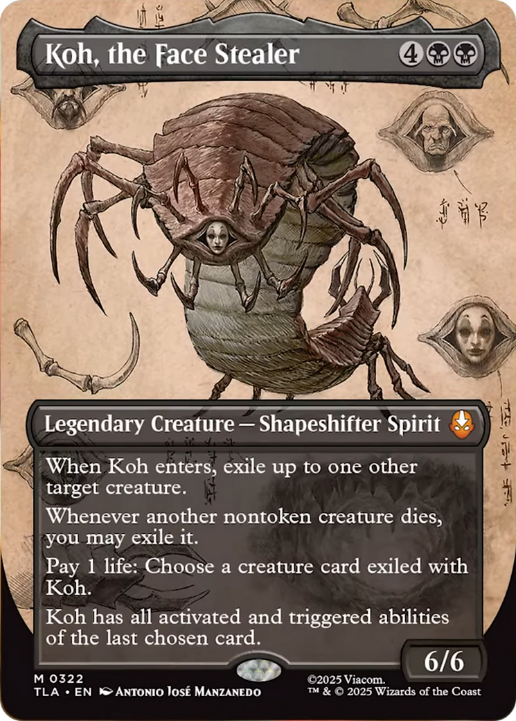 Koh, the Face Stealer (Borderless) [Avatar: The Last Airbender] | Galaxy Games LLC