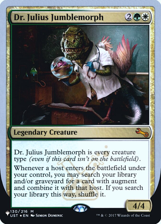 Dr. Julius Jumblemorph (Unfinity Foil Edition) [The List] | Galaxy Games LLC