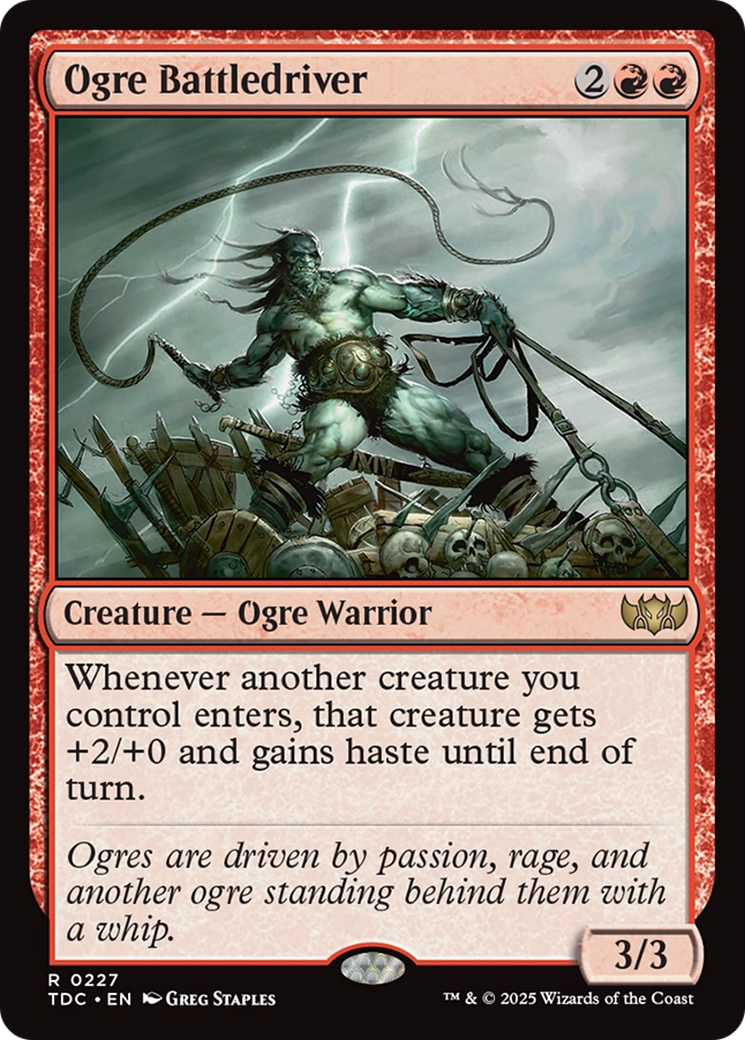 Ogre Battledriver [Tarkir: Dragonstorm Commander] | Galaxy Games LLC