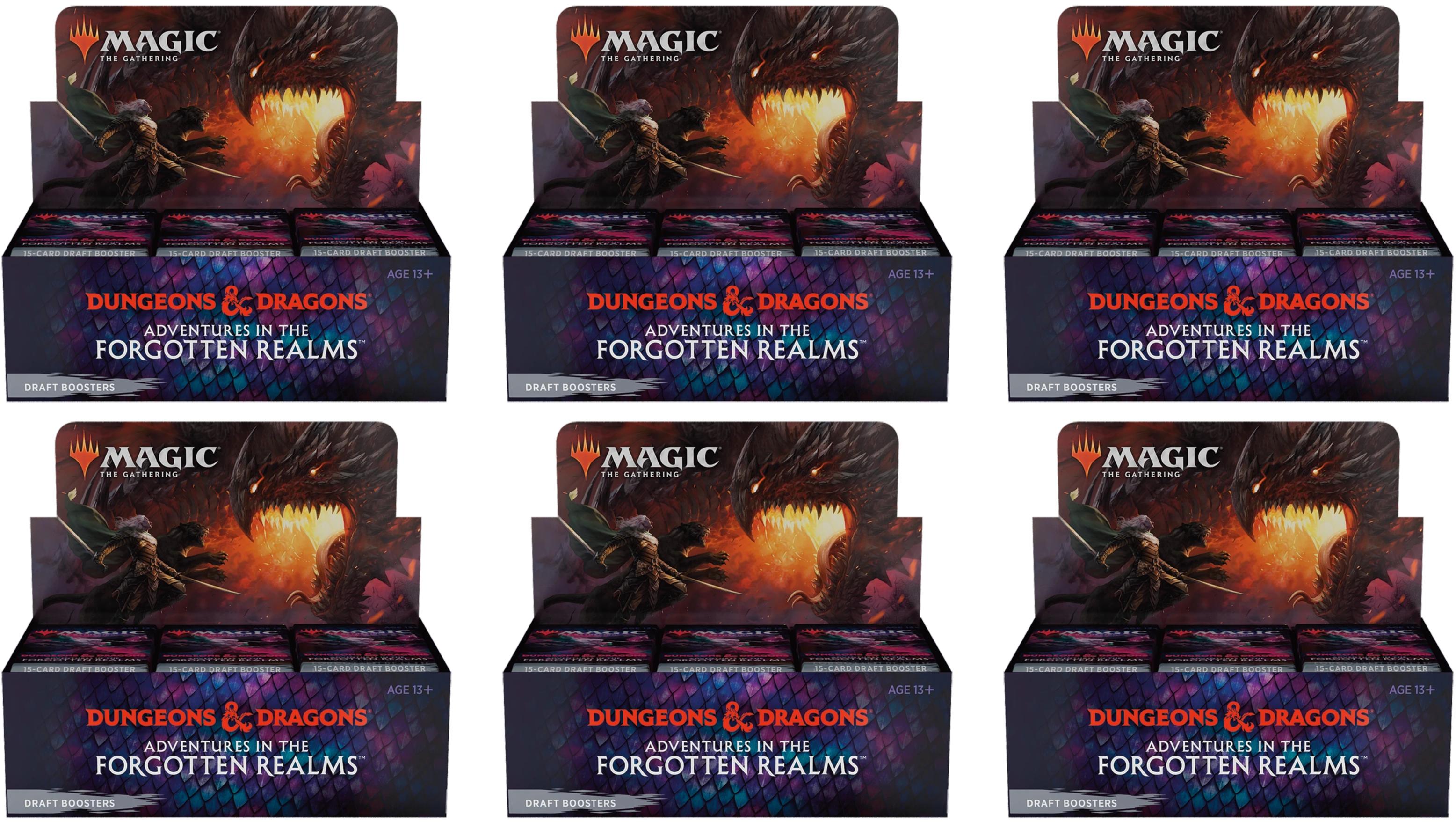 Dungeons & Dragons: Adventures in the Forgotten Realms - Draft Booster Case | Galaxy Games LLC