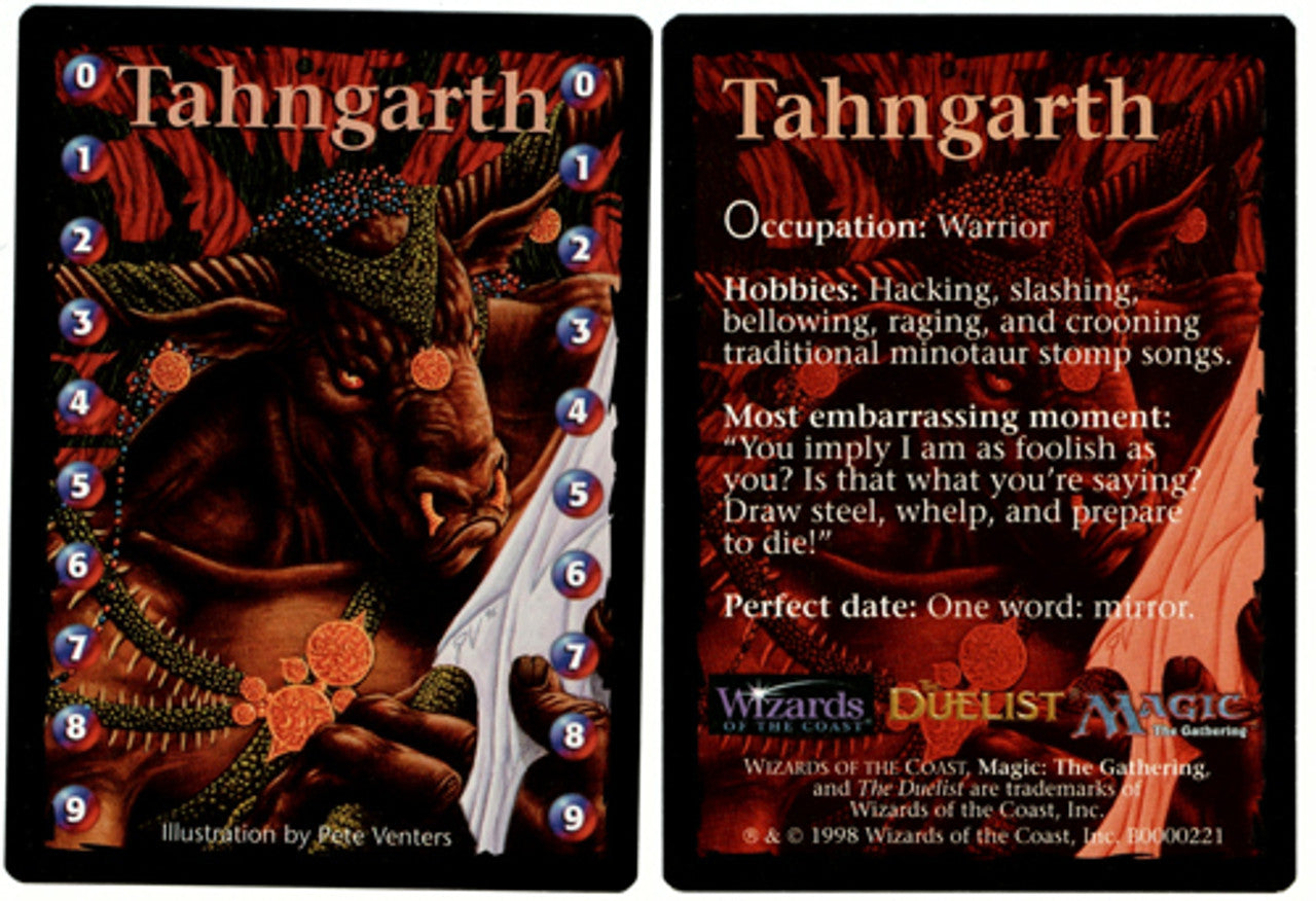 Tahngarth Life Counter Token [Media Promos] | Galaxy Games LLC