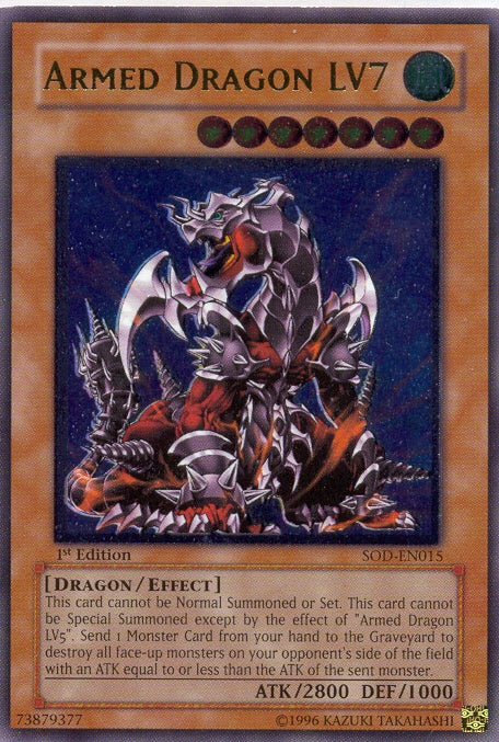 Armed Dragon LV7 [SOD-EN015] Ultimate Rare | Galaxy Games LLC