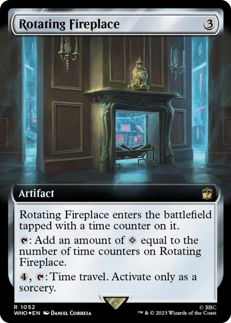 Rotating Fireplace (Extended Art) (Surge Foil) [Doctor Who] | Galaxy Games LLC