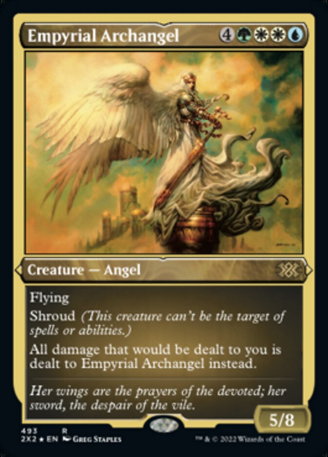 Empyrial Archangel (Foil Etched) [Double Masters 2022] | Galaxy Games LLC