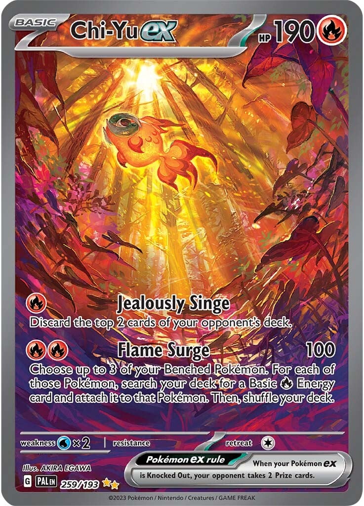 Chi-Yu ex (259/193) [Scarlet & Violet: Paldea Evolved] | Galaxy Games LLC