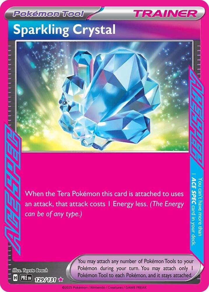 Sparkling Crystal (129/131) [Scarlet & Violet: Prismatic Evolutions] | Galaxy Games LLC