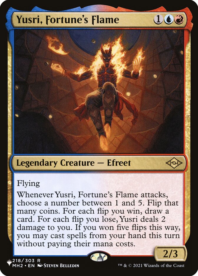 Yusri, Fortune's Flame [Secret Lair: Heads I Win, Tails You Lose] | Galaxy Games LLC