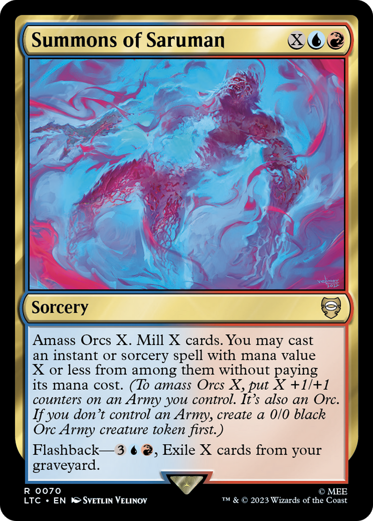 Summons of Saruman [The Lord of the Rings: Tales of Middle-Earth Commander] | Galaxy Games LLC