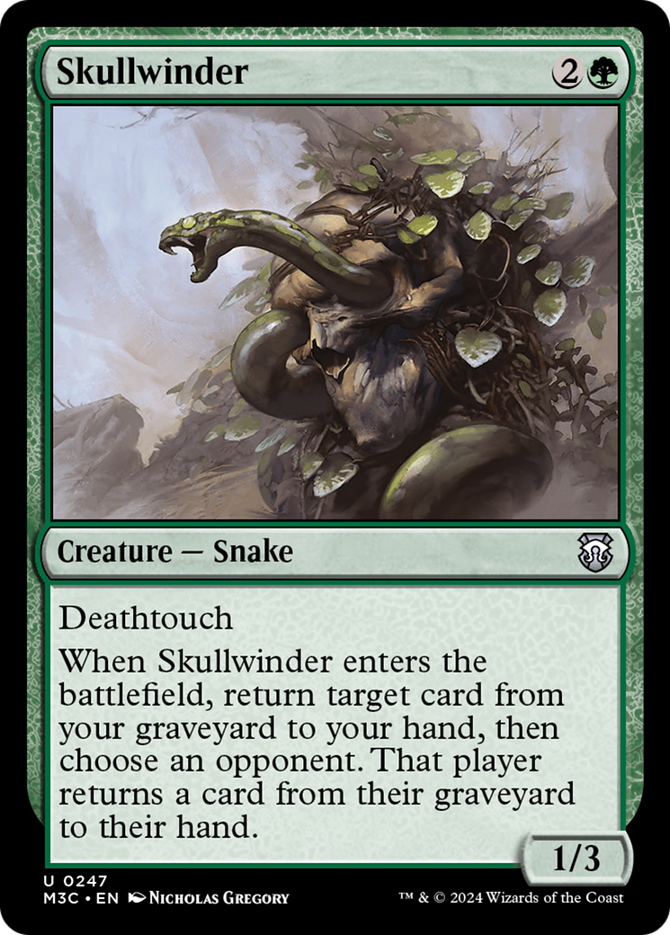 Skullwinder (Ripple Foil) [Modern Horizons 3 Commander] | Galaxy Games LLC