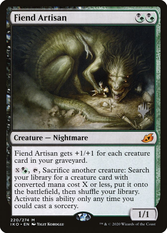 Fiend Artisan (Promo Pack) [Ikoria: Lair of Behemoths Promos] | Galaxy Games LLC