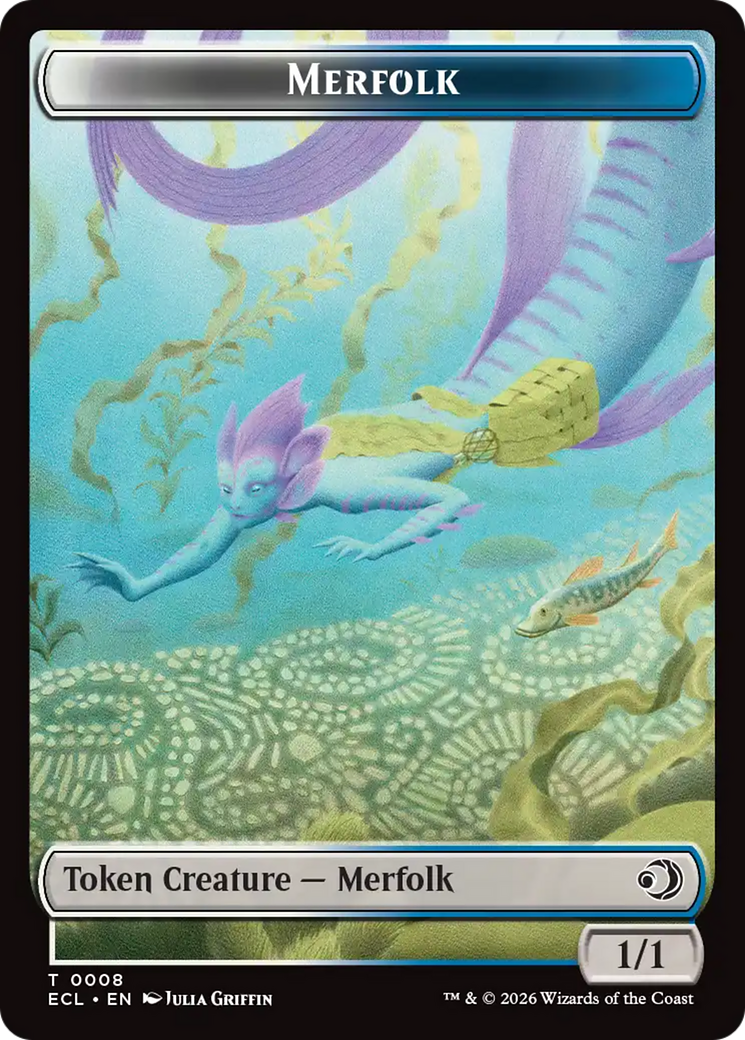 Shapeshifter // Merfolk Double-Sided Token [Lorwyn Eclipsed Tokens] | Galaxy Games LLC