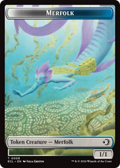 Shapeshifter // Merfolk Double-Sided Token [Lorwyn Eclipsed Tokens] | Galaxy Games LLC