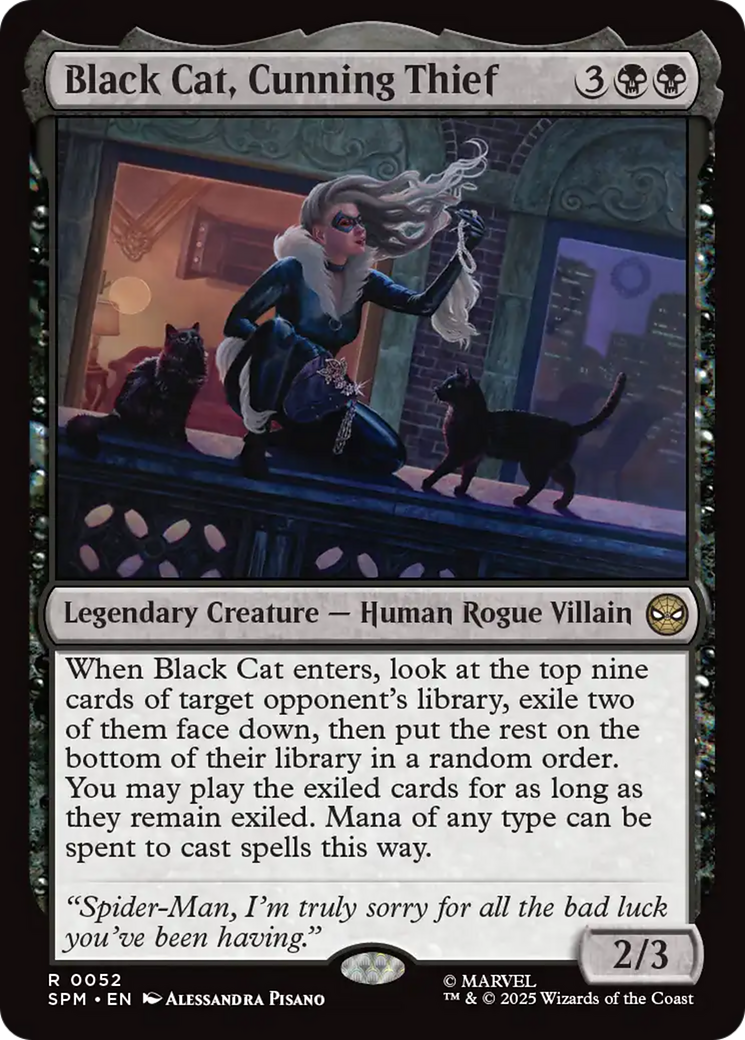 Black Cat, Cunning Thief [Marvel's Spider-Man] | Galaxy Games LLC