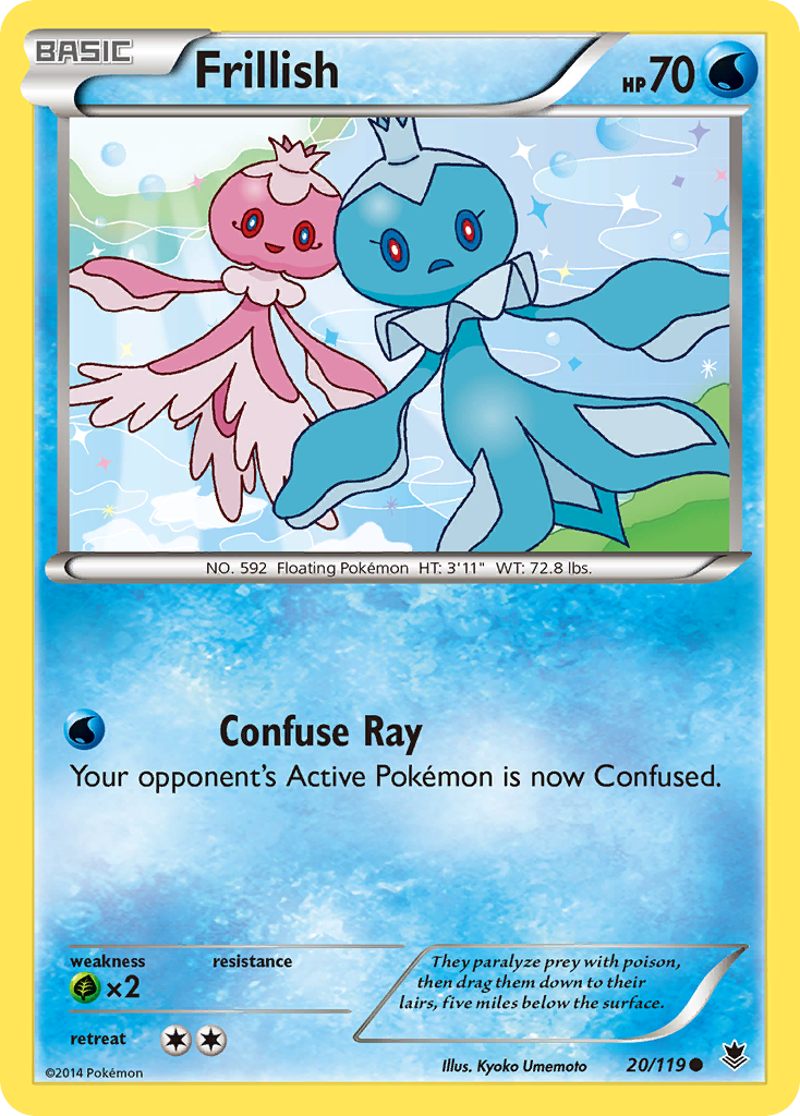 Frillish (20/119) [XY: Phantom Forces] | Galaxy Games LLC