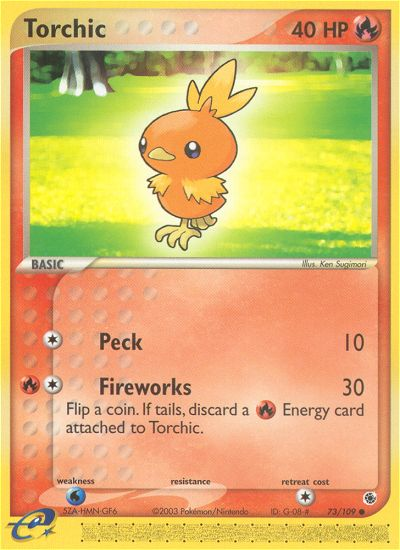 Torchic (73/109) [EX: Ruby & Sapphire] | Galaxy Games LLC