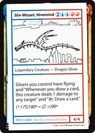 Sliv-Mizzet, Hivemind (2021 Edition) [Mystery Booster Playtest Cards] | Galaxy Games LLC