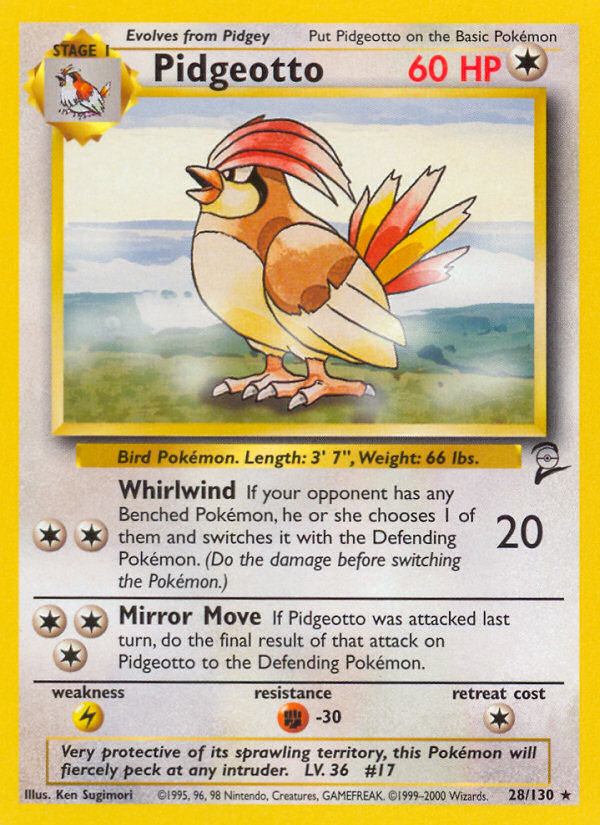 Pidgeotto (28/130) [Base Set 2] | Galaxy Games LLC