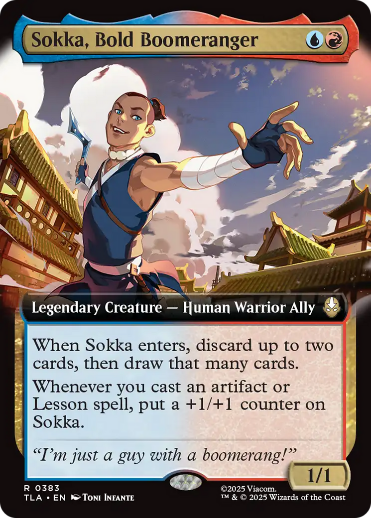 Sokka, Bold Boomeranger (Extended Art) [Avatar: The Last Airbender] | Galaxy Games LLC