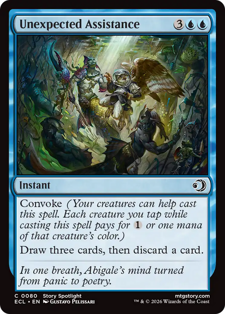 Unexpected Assistance [Lorwyn Eclipsed] | Galaxy Games LLC