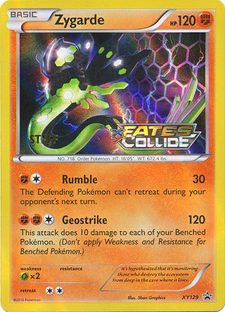 Zygarde (XY129) (Staff) [XY: Black Star Promos] | Galaxy Games LLC