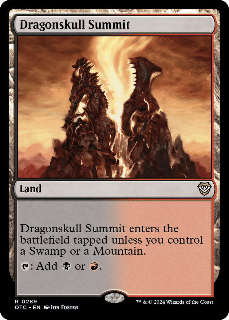 Dragonskull Summit [Outlaws of Thunder Junction Commander] | Galaxy Games LLC