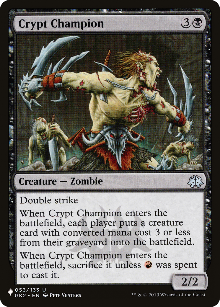 Crypt Champion [The List] | Galaxy Games LLC